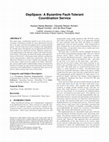 Research paper thumbnail of DepSpace: a byzantine fault-tolerant coordination service