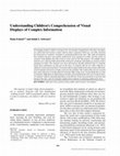 Research paper thumbnail of Understanding Children's Comprehension of Visual Displays of Complex Information