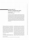 Research paper thumbnail of Terrorism after 9/11: reactions to simulated news reports