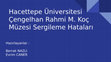 Research paper thumbnail of H.Ü. Rahmi M. Koç Müzesi İncelemesi.pptx