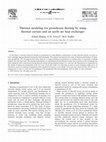 Research paper thumbnail of Thermal modeling for greenhouse heating by using thermal curtain and an earth–air heat exchanger