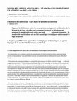 Research paper thumbnail of Soc1021 gr30 a2016 Séance 6/NOTES RÉCAPITULATIVES  ET COMPLÉMENT