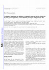 Research paper thumbnail of Preliminary data about the influence of vitamin D status on the loss of body fat in young overweight/obese women following two types of hypocaloric diet