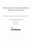 Research paper thumbnail of FORTE Compact Intra-cloud Discharge Detection parameterized by Peak Current