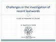 Research paper thumbnail of Challenges in the investigation of recent loanwords