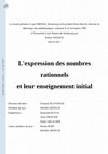 Research paper thumbnail of L'expression Des Nombres Rationnels Et Leur Enseignement Initial