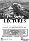 Research paper thumbnail of The 2016 Birley Lectures at Hatfield College