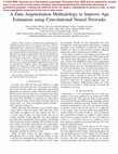 Research paper thumbnail of A Data Augmentation Methodology to Improve Age Estimation using Convolutional Neural Networks