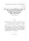 Research paper thumbnail of Measurement and interpretation of fermion-pair production at LEP energies of 183 and 189 GeV