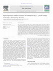 Research paper thumbnail of High temperature oxidation resistance of multilayered Al xTi 1 − x N/CrN coatings