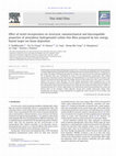 Research paper thumbnail of Effect of nickel incorporation on structural, nanomechanical and biocompatible properties of amorphous hydrogenated carbon thin films prepared by low energy biased target ion beam deposition