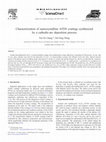 Research paper thumbnail of Characterization of nanocrystalline AlTiN coatings synthesized by a cathodic-arc deposition process