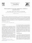 Research paper thumbnail of Plasma properties of CrO x films synthesized by a cathodic arc evaporation process