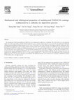 Research paper thumbnail of Mechanical and tribological properties of multilayered TiSiN/CrN coatings synthesized by a cathodic arc deposition process