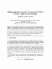 Research paper thumbnail of Maillage adaptatif octree dans l'environnement X-FEM et level-sets -Application à la thermique