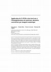 Research paper thumbnail of Application de X-FEM et des level-sets à l'homogénéisation de matériaux aléatoires caractérisés par imagerie numérique