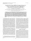 Research paper thumbnail of Quantitation of fungal mRNAs in complex substrates by reverse transciption pcr and its application to Phanerochaete chrysosporium-colonized soil