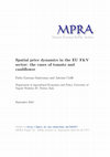 Research paper thumbnail of Spatial price dynamics in the EU F&V sector: the cases of tomato and cauliflower