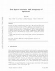 Research paper thumbnail of BMO spaces associated with semigroups of operators