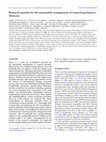 Research paper thumbnail of Research agendas for the sustainable management of tropical peatland in Malaysia