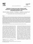 Research paper thumbnail of Mediation of spinal nerve injury induced tactile allodynia by descending facilitatory pathways in the dorsolateral funiculus in rats