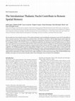 Research paper thumbnail of The Intralaminar Thalamic Nuclei Contribute to Remote Spatial Memory