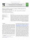 Research paper thumbnail of Methods for building an inexpensive computer-controlled olfactometer for temporally-precise experiments