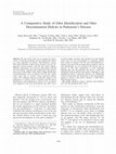 Research paper thumbnail of A comparative study of odor identification and odor discrimination deficits in Parkinson's disease