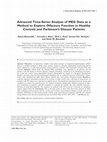 Research paper thumbnail of Advanced time-series analysis of MEG data as a method to explore olfactory function in healthy controls and Parkinson's disease patients