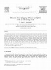 Research paper thumbnail of Dynamic shear plugging of beams and plates with an advancing crack