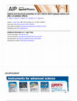 Research paper thumbnail of Optical and structural properties of Li2OAl2O3B2O3 glasses before and after gamma-irradiation effects