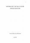 Research paper thumbnail of HISTÒRIA DE L'ART DE LA SAFOR (SEGLES XIII-XVIII)