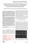 Research paper thumbnail of Comparison Between The Time-SLIP Images of Two Cases With Giant Arachnoid Cyst And Aqueduct  Stenosis Under Neuroendoscope Assist