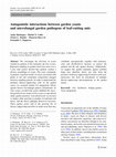 Research paper thumbnail of Antagonistic interactions between garden yeasts and microfungal garden pathogens of leaf-cutting ants