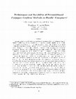 Research paper thumbnail of Performance and Scalability of Preconditioned Conjugate Gradient Methods on Parallel Computers