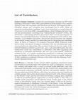 Research paper thumbnail of List of Contributors