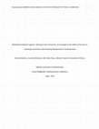 Research paper thumbnail of Mindfulness-Based Cognitive Therapy in the Classroom: An Example of the Selfie as Practice in Garnering Awareness and Fostering Interpersonal Communication