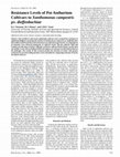 Research paper thumbnail of Resistance Levels of Pot Anthurium Cultivars to Xanthomonas campestris pv. dieffenbachiae