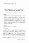 Research paper thumbnail of A Joined-up Approach to User Participation in Public Services: Strengthening the "Participation Chain