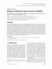 Research paper thumbnail of Merging of DHT-based logical networks in MANETs