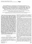 Research paper thumbnail of Clonal differences in expression of 25-hydroxyvitamin D3-1α-hydroxylase, of 25-hydroxyvitamin D3-24-hydroxylase, and of the vitamin D receptor in human colon carcinoma cells: Effects of epidermal growth factor and 1α, 25-dihydroxyvitamin D3