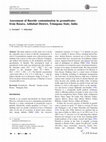 Research paper thumbnail of Assessment of fluoride contamination in groundwater from Basara, Adilabad District, Telangana State, India