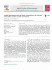 Research paper thumbnail of Random alloy nanoparticles of Pd and Au immobilized on reducible metal oxides and their catalytic investigation