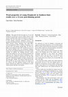 Research paper thumbnail of Wood properties of young Douglas-fir in Southern Italy: results over a 12-year post-thinning period