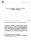 Research paper thumbnail of BRUJERÍA, PENTECOSTALISMO Y MOVILIZACIÓN POR LA TIERRA EN LA ZONA DEL LAGO LLEU LLEU