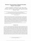 Research paper thumbnail of Mössbauer Characterization of Magnetite/Polyaniline Magnetic Nanocomposite