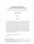 Research paper thumbnail of Modelling the world oil market: Assessment of a quarterly econometric model