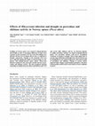 Research paper thumbnail of Effects of Rhizoctonia infection and drought on peroxidase and chitinase activity in Norway spruce (Picea abies