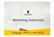 Research paper thumbnail of Marketing Industrial