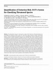 Research paper thumbnail of Quantification of Extinction Risk: IUCN's System for Classifying Threatened Species